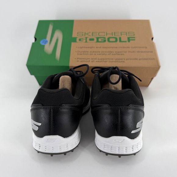 Skechers GO GOLF‎ Pivot Mens Black Water Repellent Golf Shoes 54545EWW 11.5 main image 8